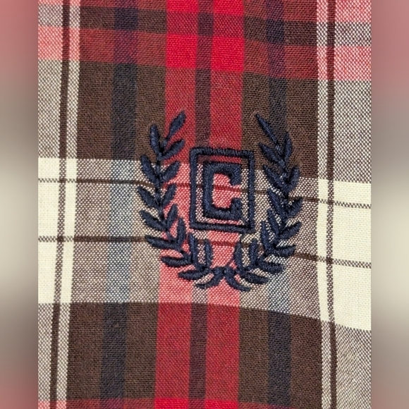 Chaps boy's size 8 button down plaid - Picture 4 of 5